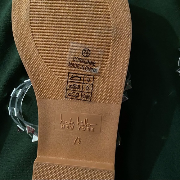 Nicole Miller New York clear studded sandals - Picture 6 of 6